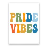 Prides Vibes Retro LGBTQ Poster