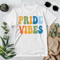 Prides Vibes Retro LGBTQ Premium T-Shirt