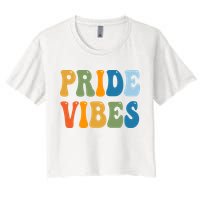 Prides Vibes Retro LGBTQ Crop Top