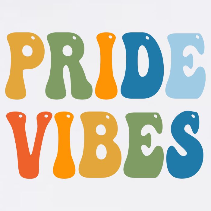 Prides Vibes Retro LGBTQ Crop Top