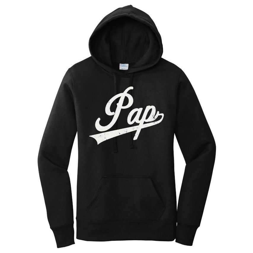 Pap Vintage Retro Style Father’s day gift for Pap Grandpa Women's Pullover Hoodie