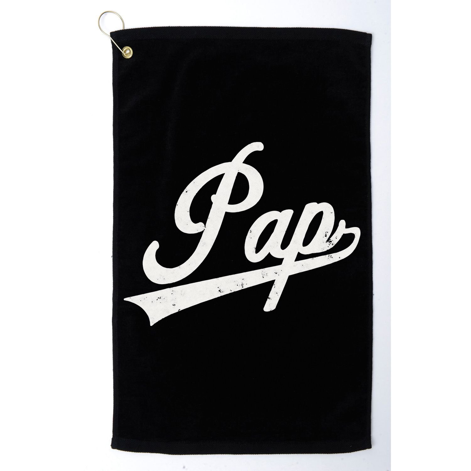 Pap Vintage Retro Style Father’s day gift for Pap Grandpa Golf Towel