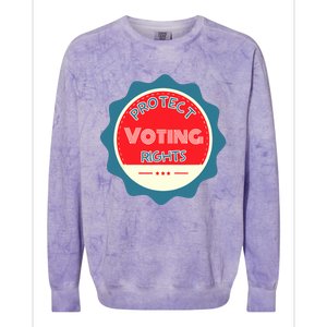 Protect Voting Rights Colorblast Crewneck Sweatshirt