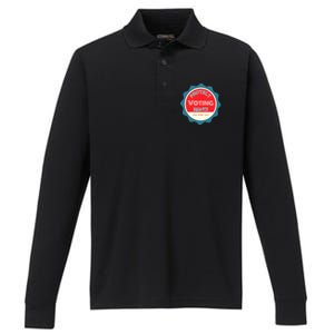 Protect Voting Rights Performance Long Sleeve Polo