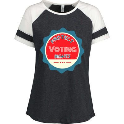 Protect Voting Rights Enza Ladies Jersey Colorblock Tee