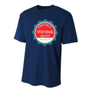 Protect Voting Rights Youth Performance Sprint T-Shirt