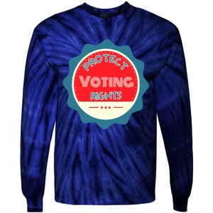 Protect Voting Rights Tie-Dye Long Sleeve Shirt