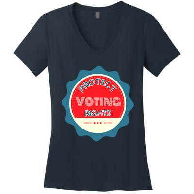 Protect Voting Rights Women's V-Neck T-Shirt