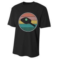 Pickleball Vintage Retro Sunset Ball Funny Pickleball Joke Performance Sprint T-Shirt