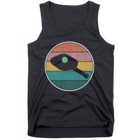 Pickleball Vintage Retro Sunset Ball Funny Pickleball Joke Tank Top