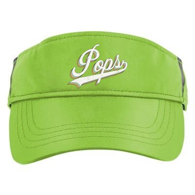 Pops Vintage Retro Style Father’s Day Gift For Papa Grandpa Gift Adult Drive Performance Visor