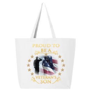 Proud Veteran Son Thank You Veterans Great Gift 25L Jumbo Tote