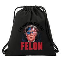 Patriotic Voting Statement Drawstring Bag
