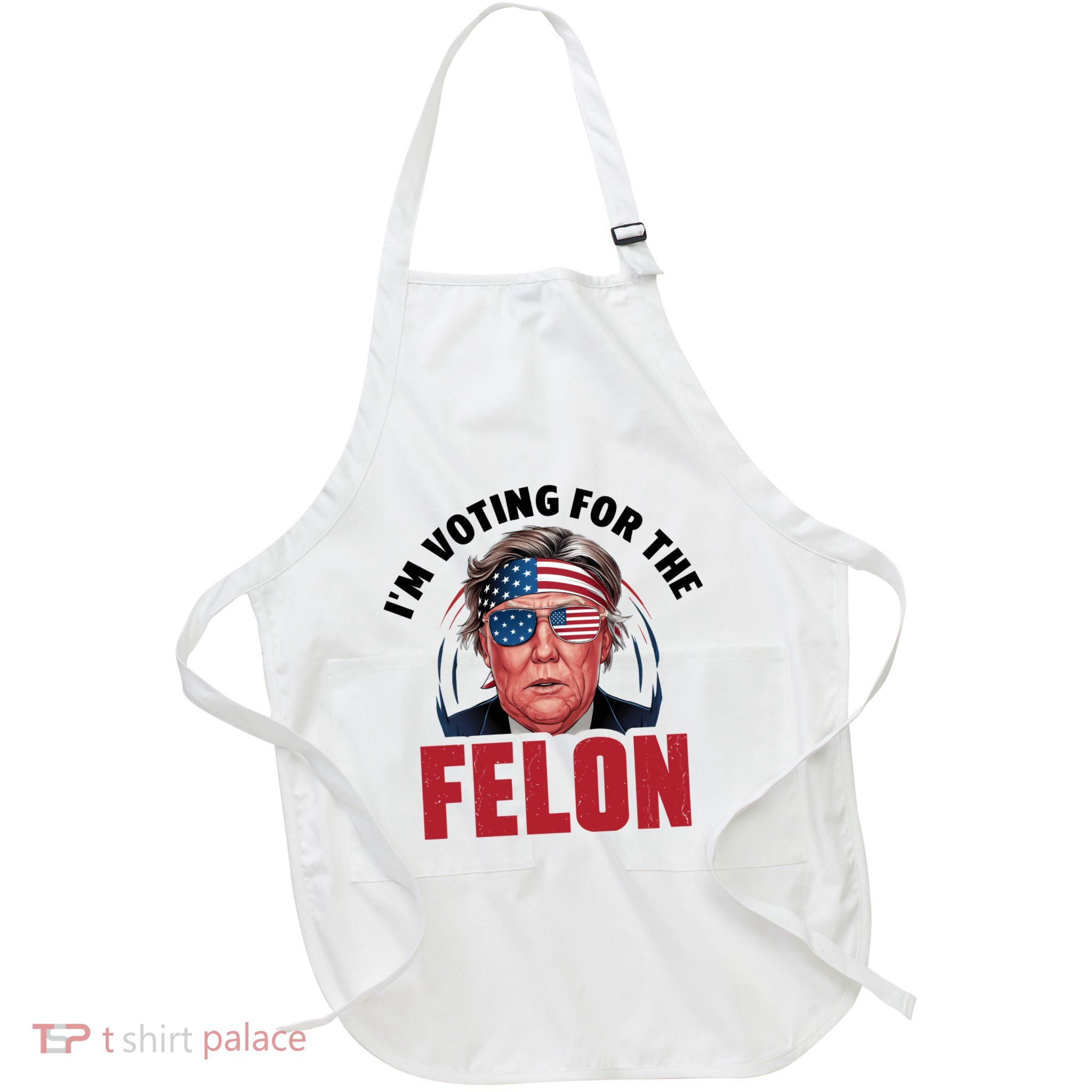 Patriotic Voting Statement Full-Length Apron With Pockets