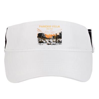 Pancho Villa State Park New Mexico Retro Vintage Adult Drive Performance Visor