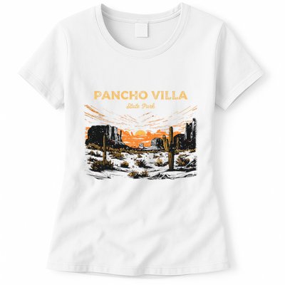 Pancho Villa State Park New Mexico Retro Vintage Womens T-Shirt