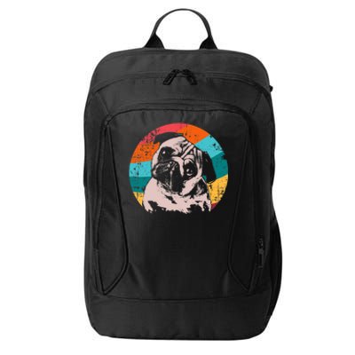 Pug Vintage Style Meaningful Gift Idea City Backpack