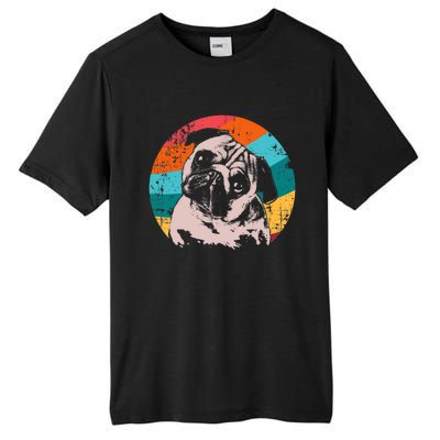 Pug Vintage Style Meaningful Gift Idea Tall Fusion ChromaSoft Performance T-Shirt