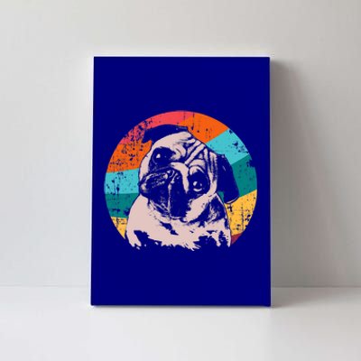 Pug Vintage Style Meaningful Gift Idea Canvas