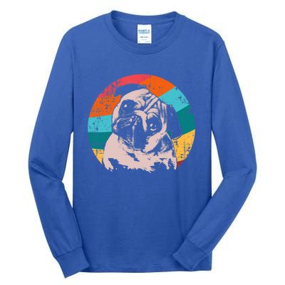 Pug Vintage Style Meaningful Gift Idea Tall Long Sleeve T-Shirt