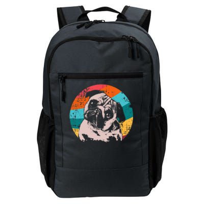 Pug Vintage Style Meaningful Gift Idea Daily Commute Backpack