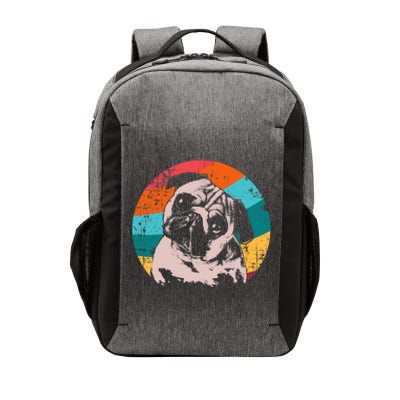 Pug Vintage Style Meaningful Gift Idea Vector Backpack