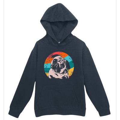 Pug Vintage Style Meaningful Gift Idea Urban Pullover Hoodie