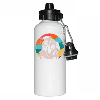 Pug Vintage Style Meaningful Gift Idea Aluminum Water Bottle