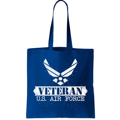 Proud Veteran Stylish Cool Us Air Force Wings Gift Funny Gift Tote Bag