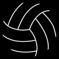 Plain Volleyball Seams Volleyball Player Mousepad