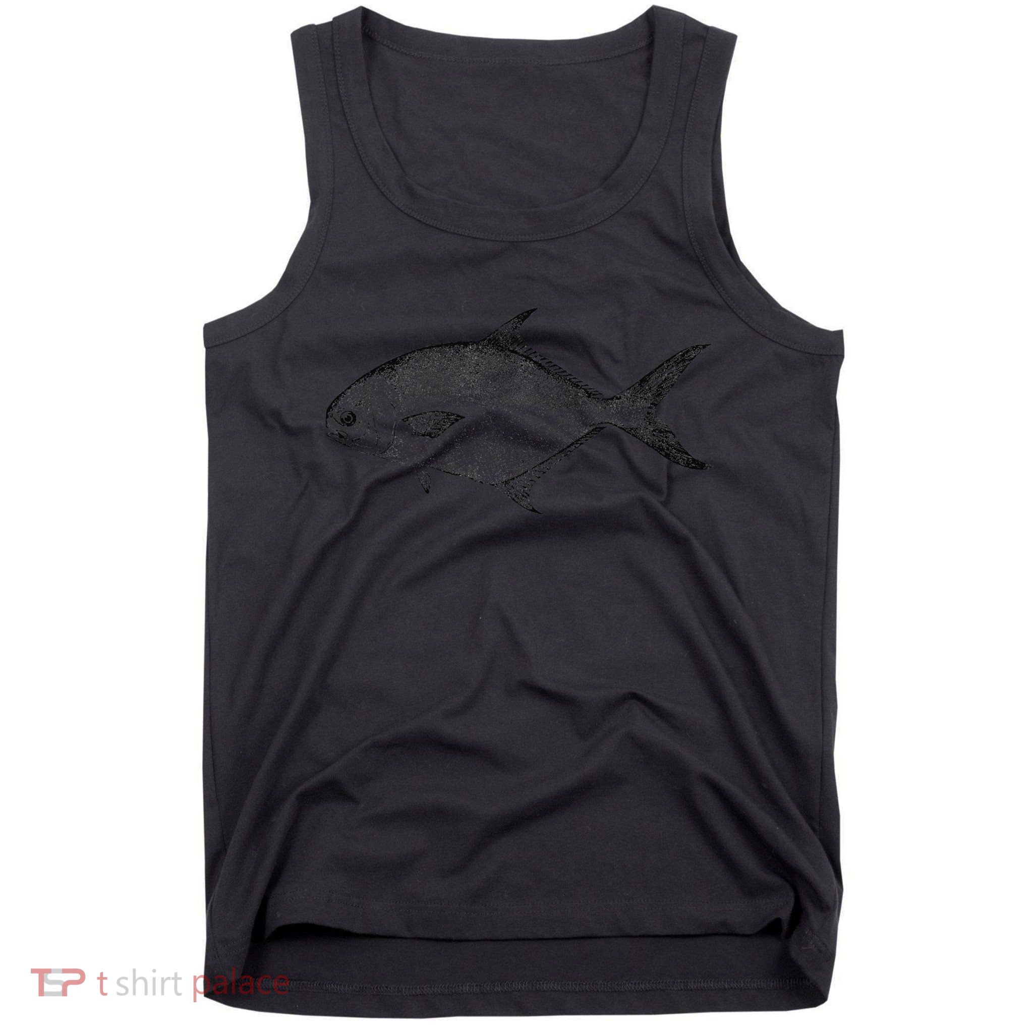 Pompano Vintage Style Pompano Fishing Retro Gift Tank Top