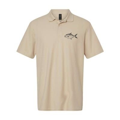 Pompano Vintage Style Pompano Fishing Retro Gift Polo