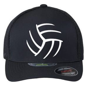 Plain Volleyball Seams Volleyball Player Coaches Sports Gift Flexfit Unipanel Trucker Cap