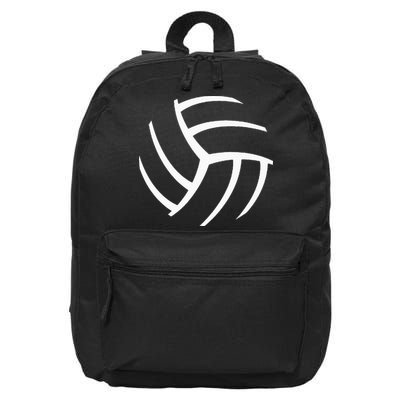 Plain Volleyball Seams Volleyball Player Coaches Sports Gift 16 in Basic Backpack