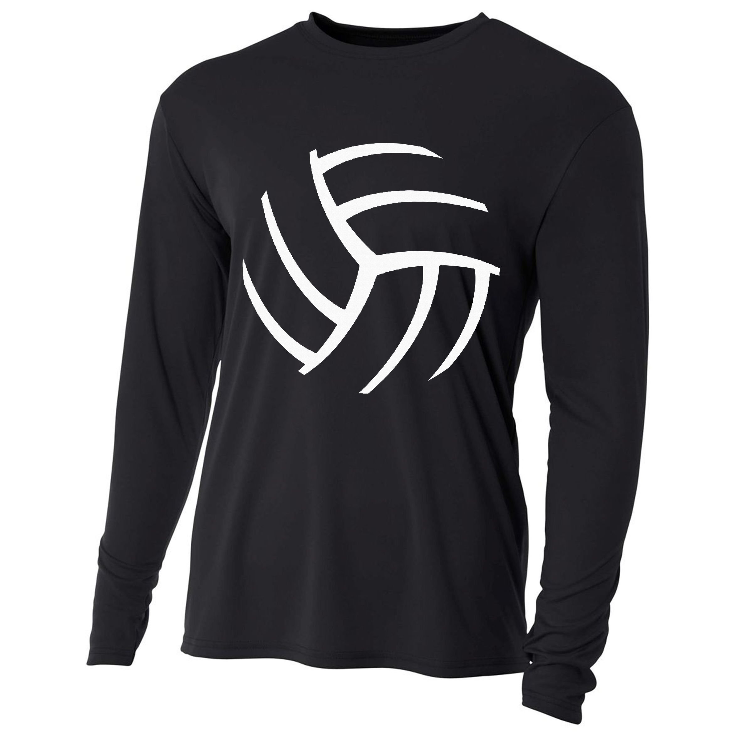 Plain Volleyball Seams Volleyball Player Coaches Sports Gift Cooling Performance Long Sleeve Crew