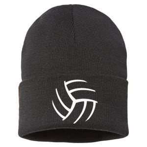 Plain Volleyball Seams Volleyball Player Coaches Sports Gift Sustainable Knit Beanie