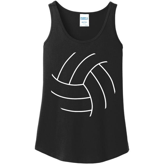 Plain Volleyball Seams Volleyball Player Ladies Essential Tank