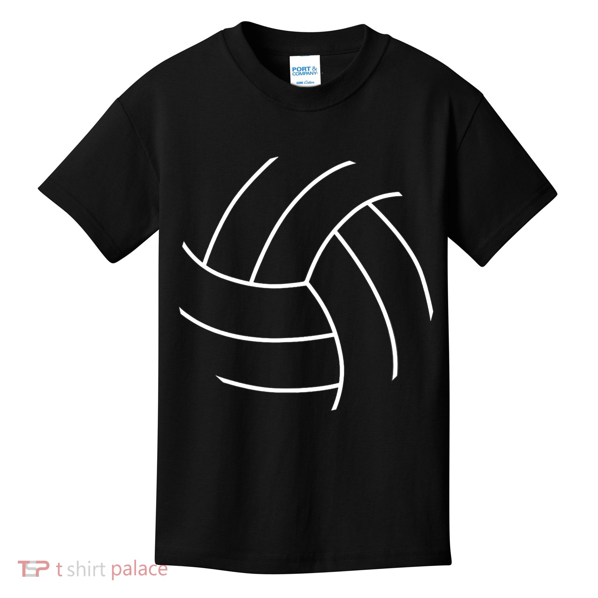 Plain Volleyball Seams Volleyball Player Kids T-Shirt
