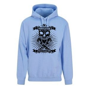 Purification Vegan Straight Edge Unisex Surf Hoodie