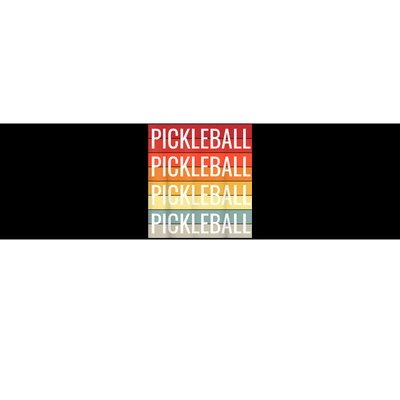 Pickleball Vintage Sunshine Design A Sports Lover Bumper Sticker