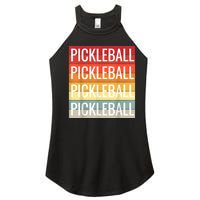 Pickleball Vintage Sunshine Design A Sports Lover Women's Perfect Tri Rocker Tank