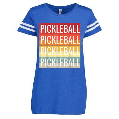 Pickleball Vintage Sunshine Design A Sports Lover Enza Ladies Jersey Football T-Shirt