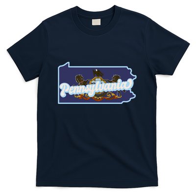 Pennsylvania Vintage State Flag Logo T-Shirt