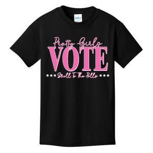 Pretty Vote Stroll To The Polls Voting Design Kids T-Shirt