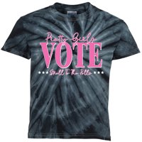 Pretty Vote Stroll To The Polls Voting Design Kids Tie-Dye T-Shirt