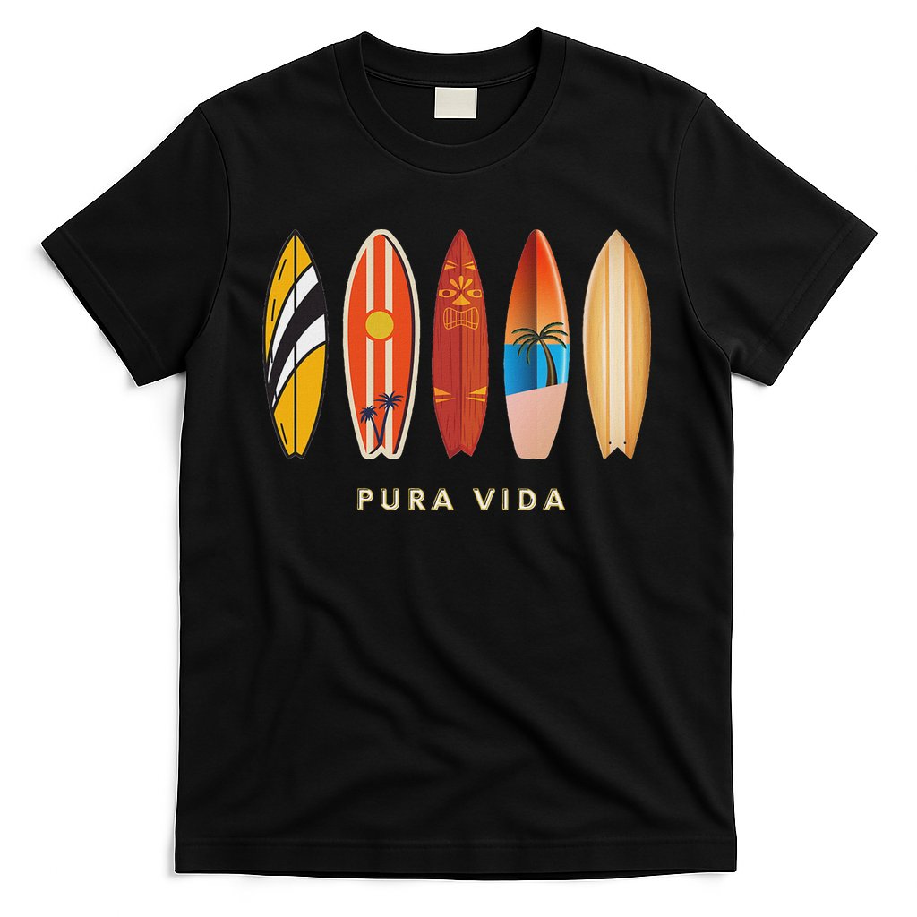 Pura Vida Surfboards Costa Rica Surfing T-Shirt