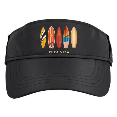 Pura Vida Surfboards Costa Rica Surfing Adult Drive Performance Visor