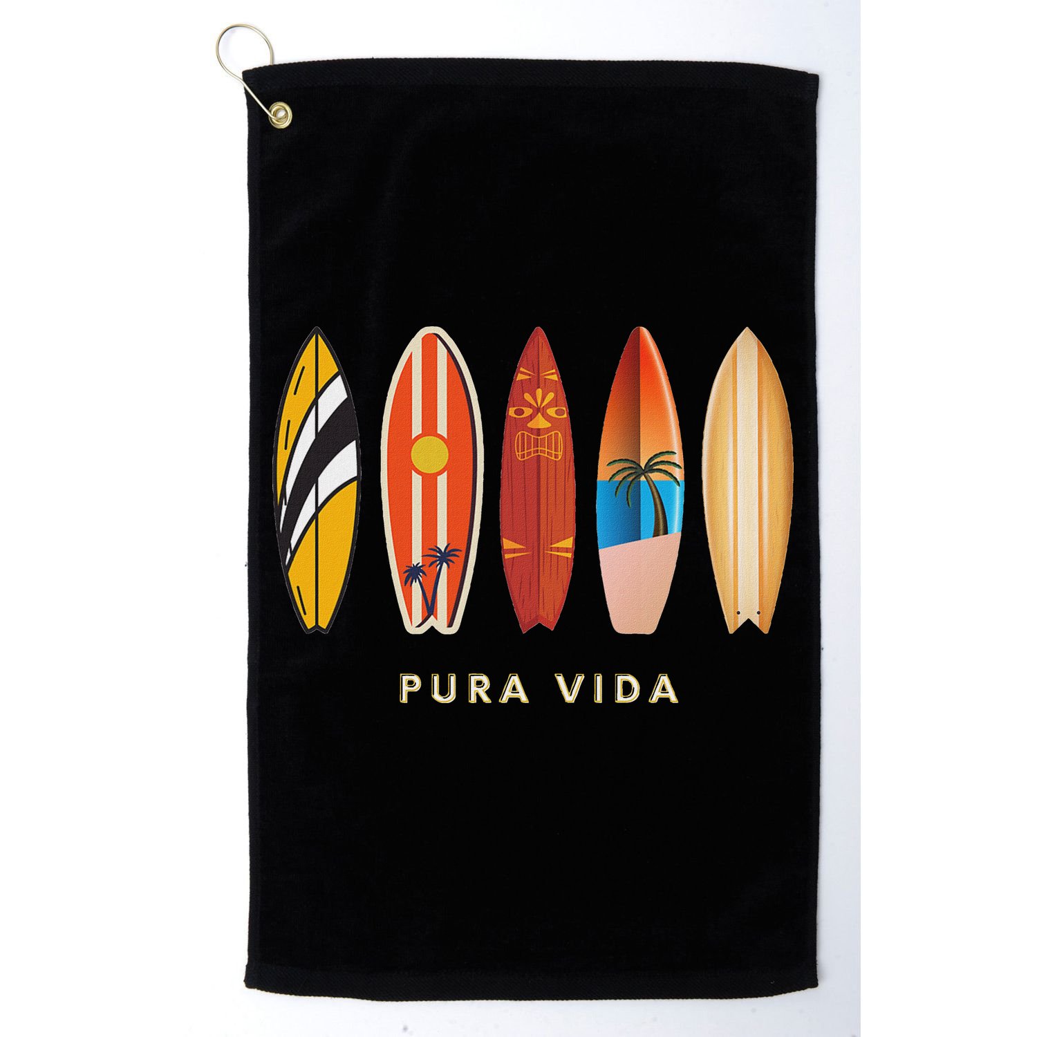 Pura Vida Surfboards Costa Rica Surfing Golf Towel