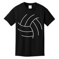 Plain Volleyball Seams Volleyball Player Kids T-Shirt