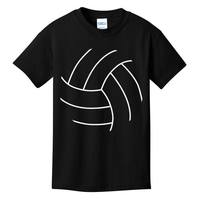 Plain Volleyball Seams Volleyball Player Kids T-Shirt